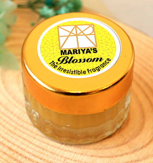 Mariya's Solid Perfume Blossom 15gm Glass Jar