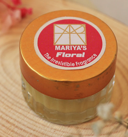 Mariya's Solid Perfume Floral 15gm Glass Jar