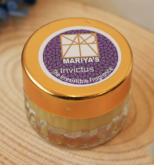 Mariya's Solid Perfume Invictus 15gm Glass Jar