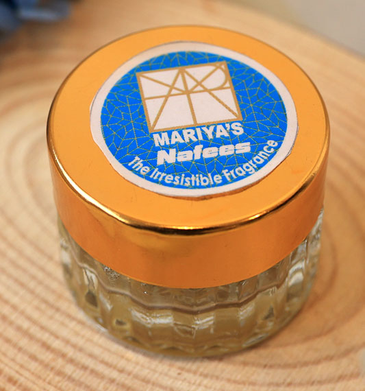 Mariya's Solid Perfume Nafees 15gm Glass Jar